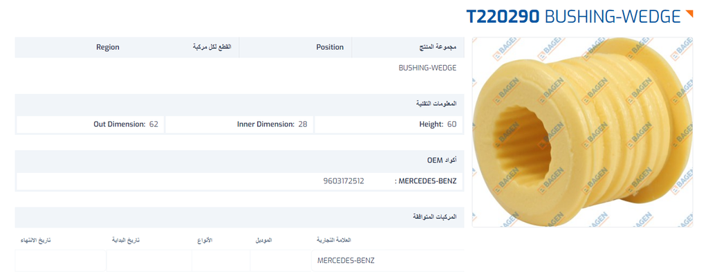 BAGEN MB4 MM 28 كاوتشة ميزان كابينة