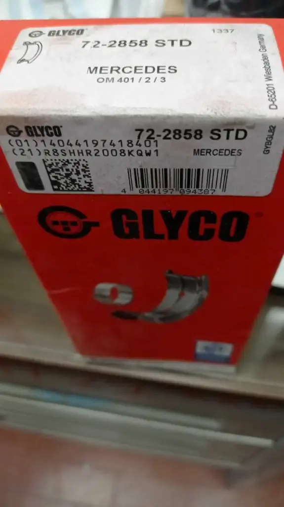 GLYCO STD جوز سبيكة كرسى مرسيدس بدون شفة  