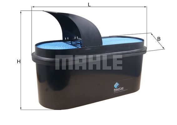 MAHLE MB4 فلتر هوا اكتروس واطية 