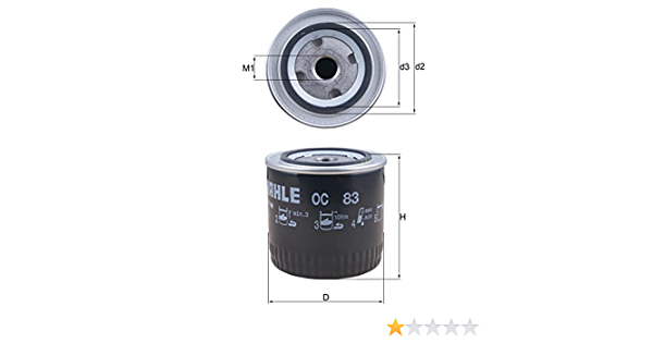 MAHLE فلتر زيت اسكانيا  