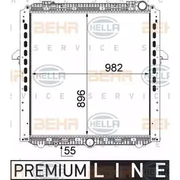 MAHLE MP4 895*960*56mm ردياتير اكتروس واطى 