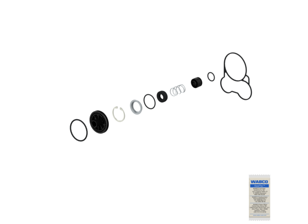 WABCO طقم اصلاح بلف عجل امامى اكتروس 
