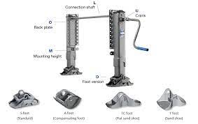 [B0201040303] JOST طقم ارجل تحميل 