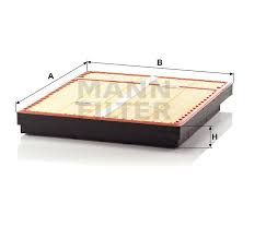 [C641500/1] MANN فلتر هوا مربع خرسانه 