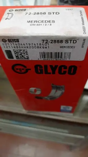 [72-2858 STD] GLYCO STD جوز سبيكة كرسى مرسيدس بدون شفة  